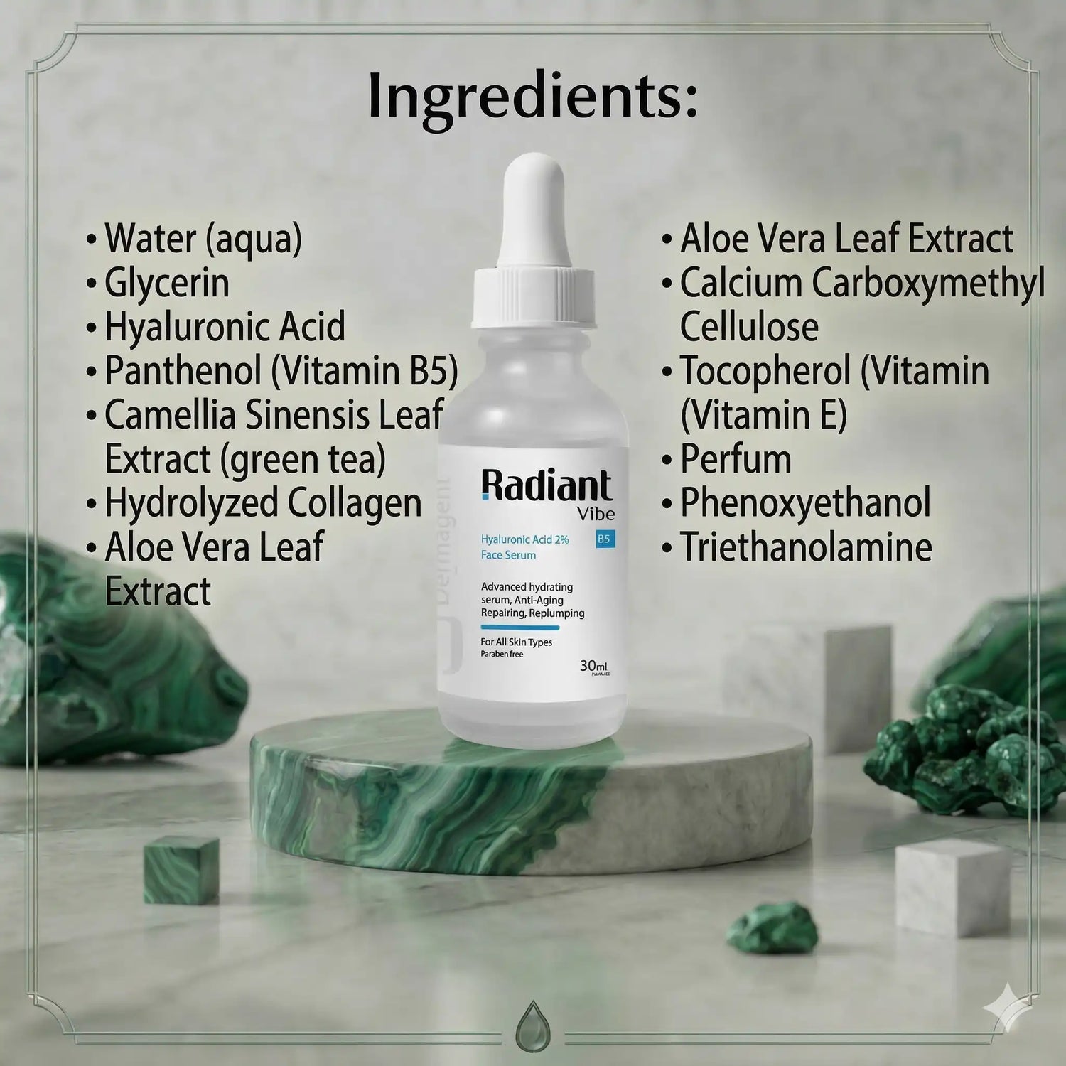 Hyaluronic Acid 2% + B5 Face Serum